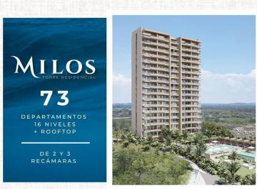 Departamento · 131m² · 2 Recámaras · 2 Estacionamientos · Departamentos en Pre Venta, Torre Milos, Velamar