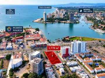 Terreno / Lote · 1770m² · Terreno Premium Frente a Puerto Mágico, Puerto Vallarta