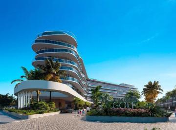 Departamento · 92m² · 2 Recámaras · 1 Estacionamiento · Departamento Frente Al Mar en Marítima Golf – Playa Flamingos