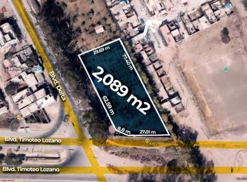 Terreno / Lote · 2089m² · Terreno en Venta y Renta Blvd. Delta y Timoteo Lozano, León, Guanajuato