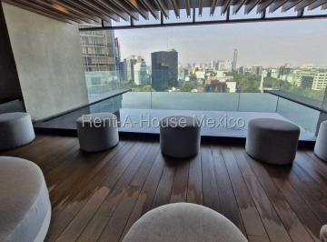 Departamento de 1 habitación, Cuauhtémoc · Loft Amueblado en Renta con Vista a Reforma | The University Tower