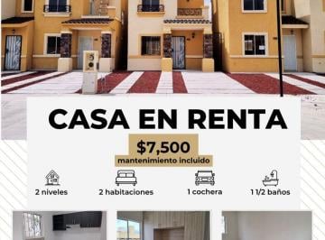 Casa de 2 habitaciones, Zempoala · Casa en Renta Fraccionamiento Viñedos Pachuca de Soto