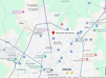 Terreno / Lote · 1655m² · Venta Terreno Completamente Urbanizado en Esquina y Certeza Jurídica, Montes de Ame, Mérida