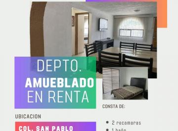 Departamento de 2 habitaciones, Querétaro · Renta Departamento Amueblado Planta Baja Cerca Tec de Monterrey, Queretaro