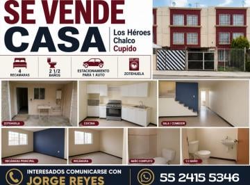 Casa de 4 habitaciones, Chalco · Casa en Venta Los Heroes Chalco Cupido