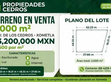 Terreno / Lote , Acolman · Terreno en Esquina