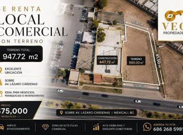 775b760a8c118b9cc68b5ce6c50f123d34bf908aabe2a8478dc0404169ff970c · Se Renta Local Comercial con Terreno — Av Lázaro Cárdenas