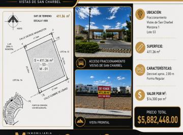 Terreno / Lote , Chihuahua · Terreno en Venta en Zona San Charbel de 411 m² en Chihuahua.