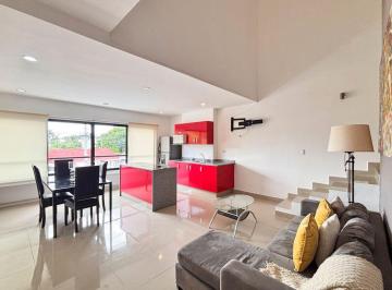 Departamento de 2 habitaciones, Mérida · Renta Departamento Estilo Th 2 Niveles en Montes de Ame Amueblado Equipado