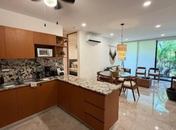 Departamento de 2 habitaciones, Mérida · Departamento Completamente Amueblado en Temozón Norte