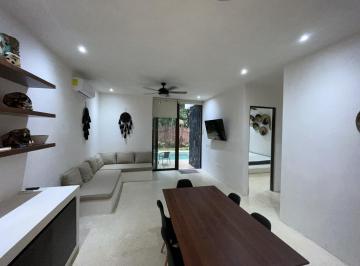 Casa · 91m² · 2 Recámaras · Departamento Estilo Tulum de 2 Recámaras en Renta en Planta Baja en Maki Tulum con Alberca Privada