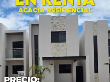 Casa · 2 Recámaras · 2 Estacionamientos · Casa en Renta en Acacia Residencial
