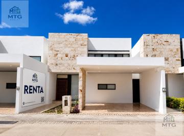Casa en condominio · 262m² · 3 Recámaras · 2 Estacionamientos · Renta Casa Amueblada, Residencial Arborettos, Santa Gertrudis Copo, Merida