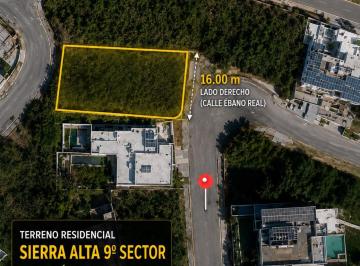 Terreno / Lote , Monterrey · Oportunidad Terreno en Venta en Sierra Alta 9° Sector, Carretera Nacional 996 m²