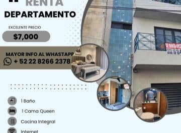 Departamento de 1 habitación, Guadalajara · Estudio Moderno en El Corazón de La Ciudad |