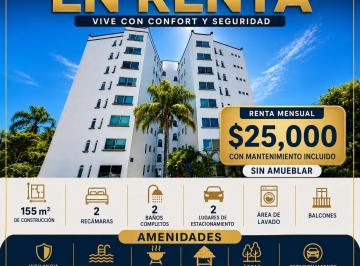 Departamento de 2 habitaciones, Cuernavaca · Hermoso Departamento en Renta con Alberca