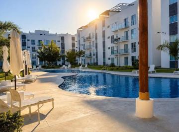 Departamento · 112m² · 2 Recámaras · 1 Estacionamiento · Departamento Amueblado con Roof Garden Privado | Residencial Banús | Acapulco Diamante