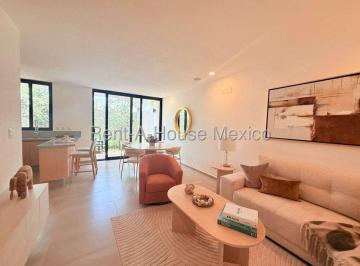 Departamento · 95m² · 2 Recámaras · 1 Estacionamiento · Nuevo Refugio Departamento Grand Class con Terraza y Jardines Privados Rah2584