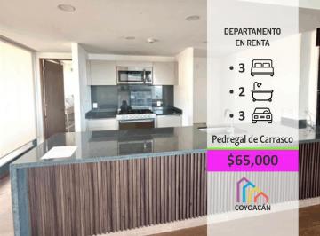 Departamento · 240m² · 3 Recámaras · 3 Estacionamientos · Renta de Departamento en Be Grand Pedregal