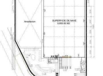Bodega comercial · 9800m² · Se Renta Nave de 9,800 m² en Derramadero.