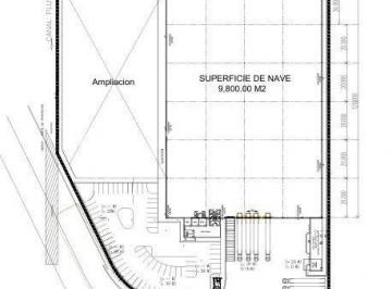 Bodega comercial · 9800m² · Se Renta Nave de 9,800 m² en Derramadero.