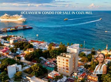 Departamento · 600m² · 2 Recámaras · Condo con Vista Al Mar en El Centro de Cozumel
