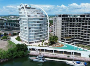 Departamento de 2 habitaciones, Mazatlán · Se Vende Departamento de 113 m² Amueblado en Marina Platino Plus