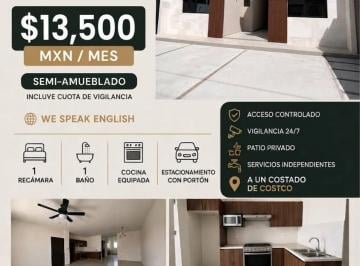 Departamento de 1 habitación, Saltillo · Departmento Ejecutivo en Renta