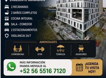 Departamento de 2 habitaciones, Guadalajara · Margot (Chapalita)