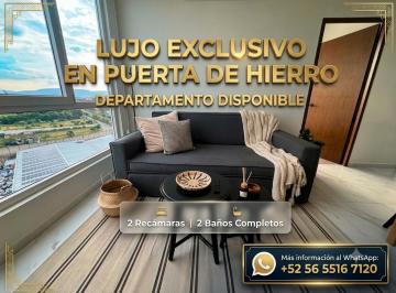 Departamento de 2 habitaciones, Zapopan · Torre Agave Residencial (Puerta de Hierro Zapopan)
