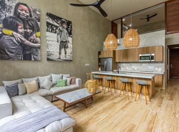 Departamento de 2 habitaciones, Solidaridad · Loft de 2 Recámaras en Renta en Awa Playacar