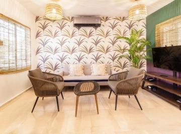 Casa en condominio de 3 habitaciones, Solidaridad · Vive Mayakoba Frente Al Parque Xaman Ha, Casa 3 Recámaras Totalmente Amueblada