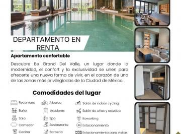 Departamento de 1 habitación, Benito Juárez · Bonito Departamento en Renta