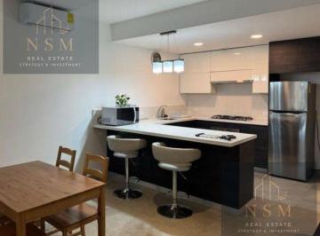 Departamento · 115m² · 3 Recámaras · 2 Estacionamientos · Departamento en Renta Amueblado en Torre Ambar en Via Cordillera, Santa Catarina Nuevo Leon