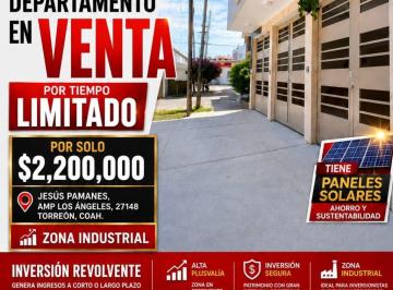 Departamento de 1 habitación, Torreón · Departamento Torreon Nuevo