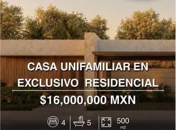 Casa · 347m² · 4 Recámaras · 2 Estacionamientos · Casa Kiva 10 de 500 m² en Venta en Country Club, Cancún