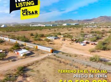 Terreno / Lote · 16ha · Rancho en Venta en El Tazajal, Hermosillo, Sonora.