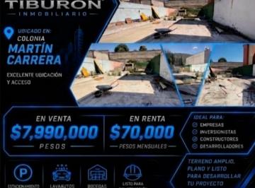 Terreno / Lote de 1 habitación, Gustavo A. Madero · Terreno en Venta Martin Carrera