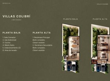 Villa · 169m² · 2 Recámaras · Villa en Venta en Villas Colibrí, Pajaro en Piedra, Tixcuytún Mérida Yucatán