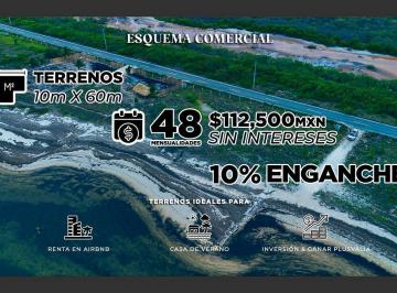 Terreno / Lote · 600m² · Terreno Frente a Mar en Santa Clara, Dzidzantun Yucatán