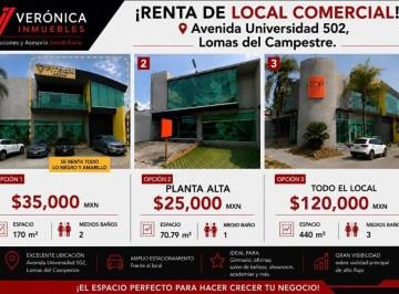 Local comercial , León · Local en Renta Lomas del Campestre