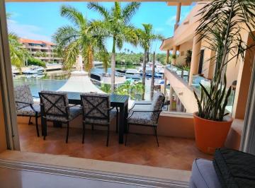 Departamento de 1 habitación, Solidaridad · Rento Departamento en Gran Marina Puerto Aventuras, 1 Recámara, Amplia Terraza con Vista Al Canal