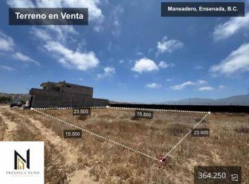 Terreno / Lote , Ensenada · Terreno en Venta en Maneadero, Ensenada – 364.25 m²