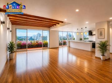 Departamento de 3 habitaciones, Cuauhtémoc · Pent - House 3rec, Más Estudio Más Cuarto Servicio, 2 Autso
