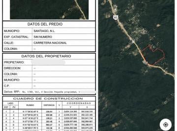 Terreno / Lote , Santiago · Terreno de Gran Extensión en Venta | Santiago, Nuevo León