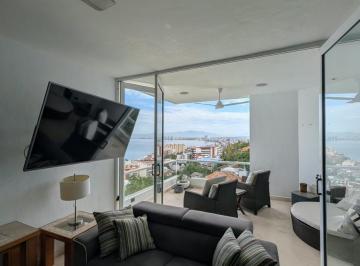 Departamento · 2 Recámaras · 1 Estacionamiento · Departamento en Renta en Amapas Puerto Vallarta | Las Peñas de Teresa 401 con Vista Al Mar