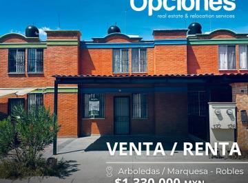 Casa de 3 habitaciones, Salamanca · Casa en Renta y Venta en Arboledas Cd. Bajío, Clúster Marquesa, Calle Robles