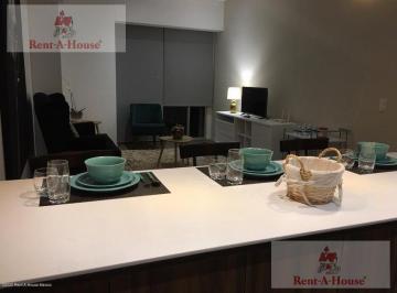 Departamento · 55m² · 1 Recámara · 1 Estacionamiento · Departamento Amueblado en Renta en Anahuac, Miguel Hidalgo Cr 26 - 2845.