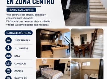 Casa de 2 habitaciones, Ensenada · Casa en Renta en Zona Centro con Vista a La Bahía.