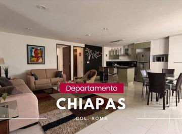 Departamento de 2 habitaciones, Cuauhtémoc · Departamento en Renta Amueblado en La Roma